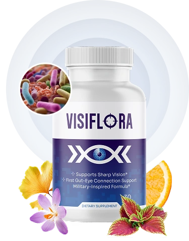 VisiFlora eye health supplement bottle